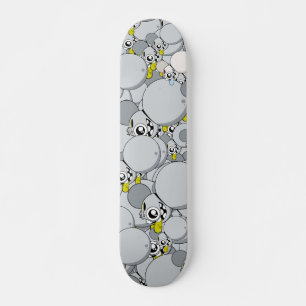 Dalek "Old School" Grey Skateboard