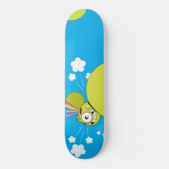 Dalek "Rainbow Thoughts" Skateboard (Front)