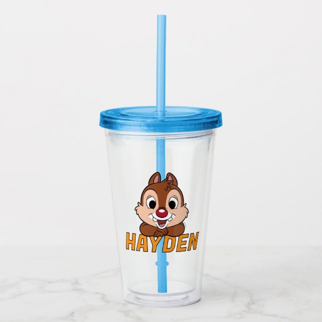 Dale's Cheerful Grin Acrylic Tumbler (Front)