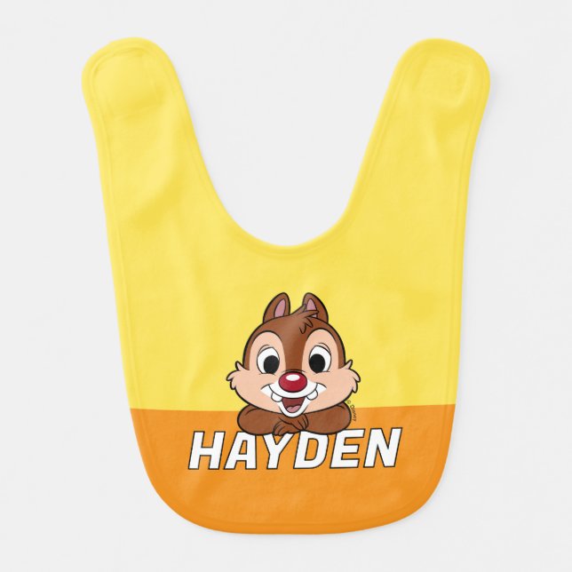 Dale's Cheerful Grin Baby Bib (Front)