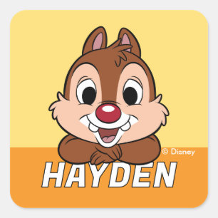 Dale's Cheerful Grin Square Sticker