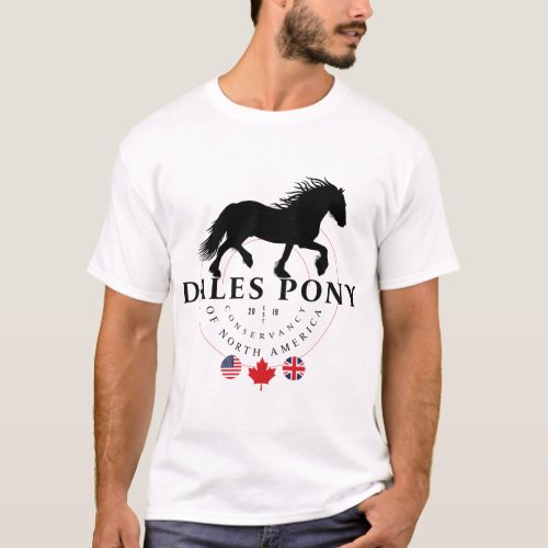 Dales pony a rare British draft T_Shirt