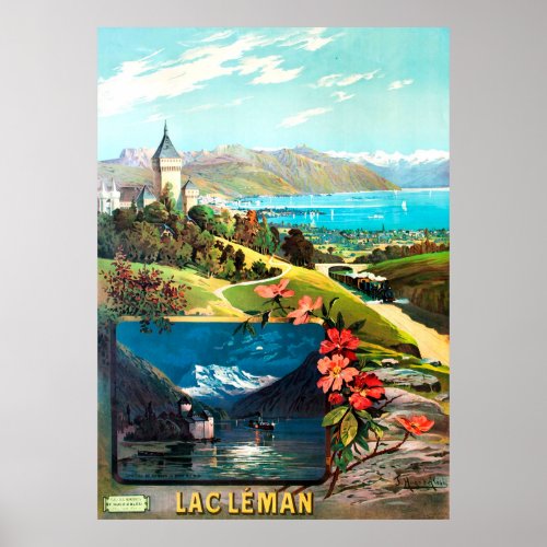 dALSI F Hugo Lac Leman 1895 Poster