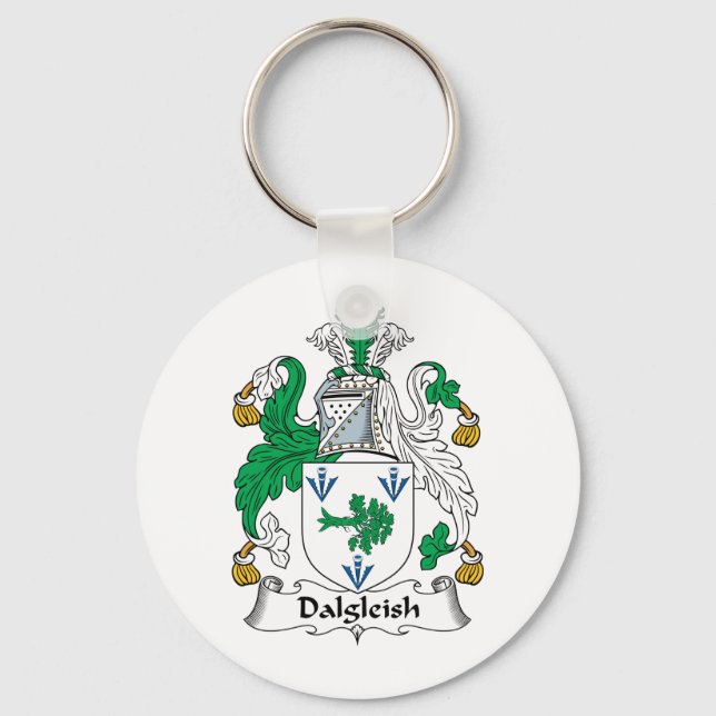 Dalgleish Family Crest Keychain (Front)