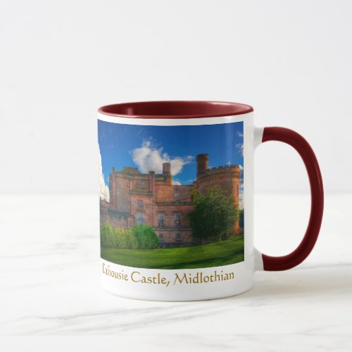 Dalhousie Castle Midlothian Scotland Mug