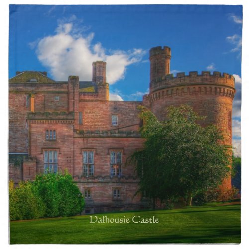 Dalhousie Castle Midlothian Scotland Napkin