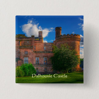 Dalhousie Castle, Midlothian, Scotland Pinback Button