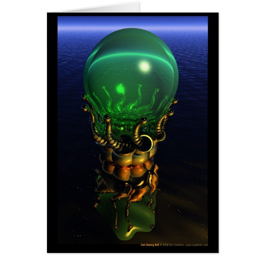 Dali Gazing Ball (Front)