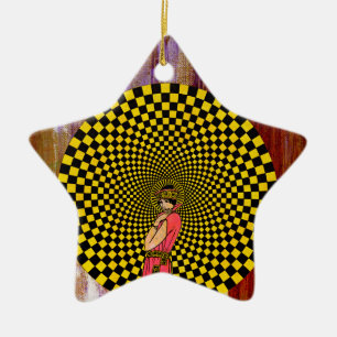 Daliance by Michael Moffa Ceramic Ornament