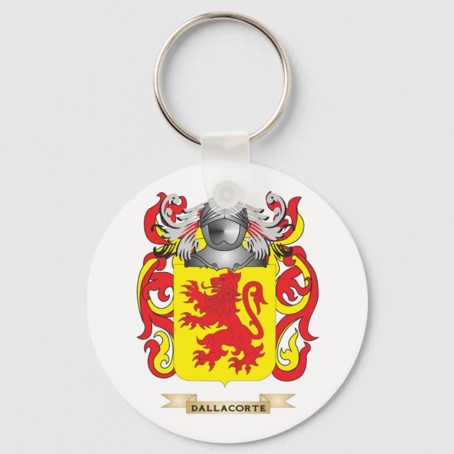 Dalla Corte Coat of Arms Keychain (Front)