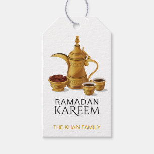 Dallah & Dates Arabic Ramadan Kareem Hospitality Gift Tags