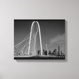 Dallas and Margaret Hunt Hill Bridge Canvas Print
