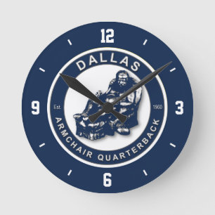 Dallas Armchair Quarterback Wall Clock