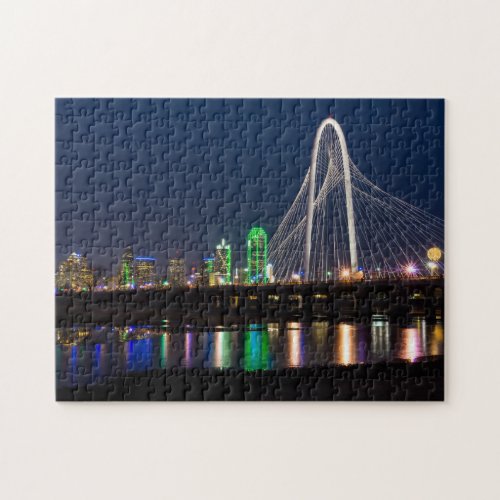 Dallas Bridge View Jigsaw Puzzle