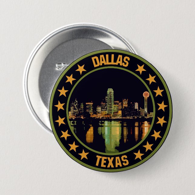 Dallas                                             button (Front & Back)