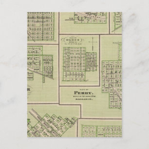 Dallas Center, Casey, DeSoto, Dexter Postcard