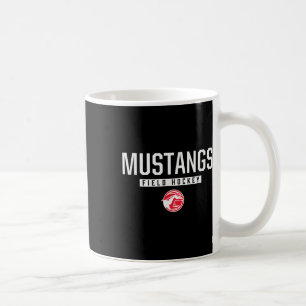 Dallas Center-grimes Mustangs Logo Field Hockey Hs Coffee Mug