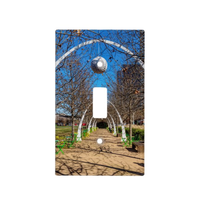 Dallas Christmas Arches Light Switch Cover (Front)