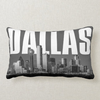 Dallas Cityscape Lumbar Pillow