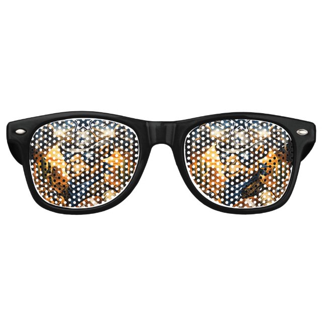 Dallas Cowboys Camel Cowboy Art Retro Sunglasses (Front)