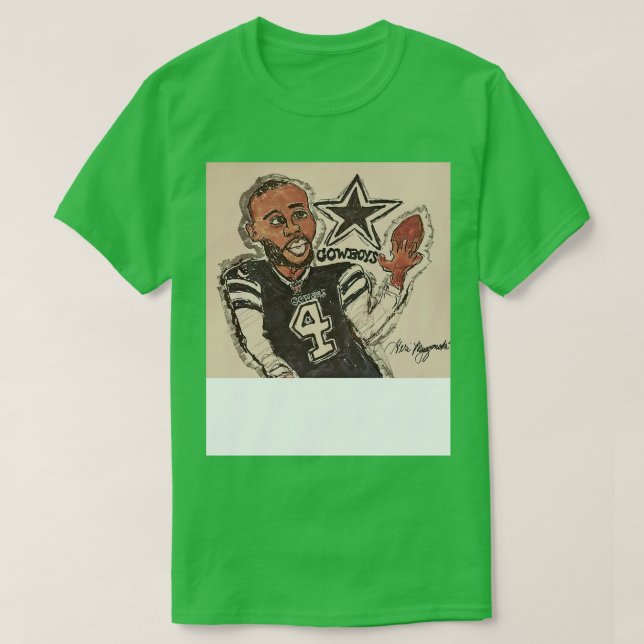Dallas Cowboys Dak Prescott TShirt (Design Front)