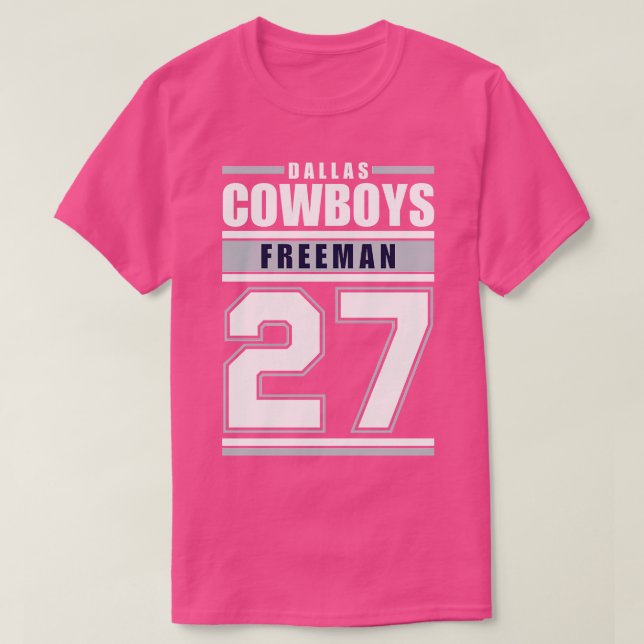Dallas Cowboys Freeman 27  Players TShirt (Design Front)