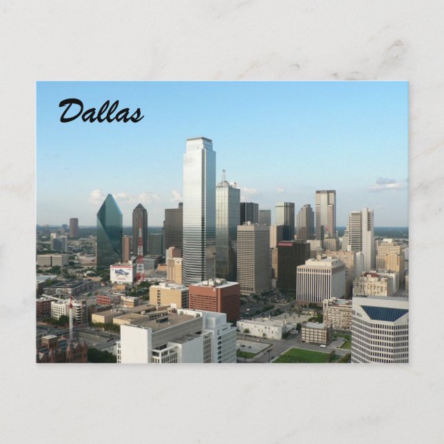 dallas downtown postcard (Front)