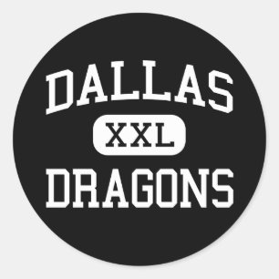 Dallas - Dragons - High School - Dallas Oregon Classic Round Sticker
