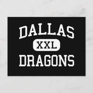 Dallas - Dragons - High School - Dallas Oregon Postcard