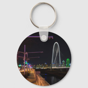 Dallas Evening Walk Keychain