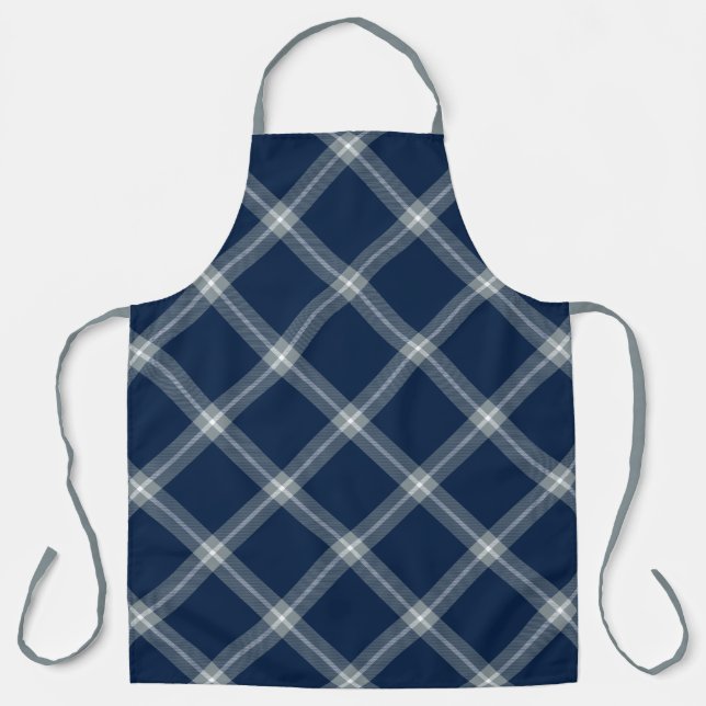Dallas Football Plaid Apron (Front)