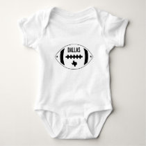 Dallas Football Theme Baby Bodysuit
