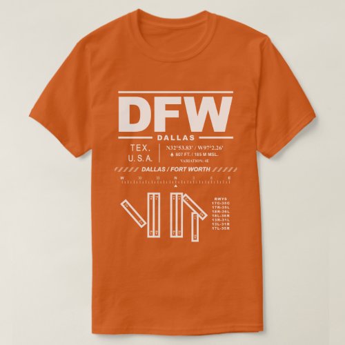 Dallas Fort Worth Intl Airport DFW T_Shirt