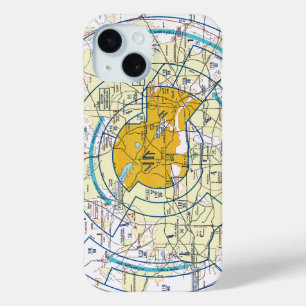 Dallas - Ft. Worth Flyway Chart  iPhone 15 Case