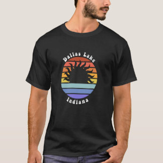 Dallas Lake Indiana IN Sunrise Vacation Souvenir T-Shirt