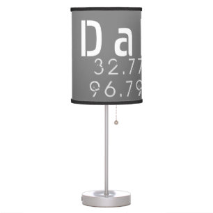 Dallas Latitude and Longitude Table Lamp
