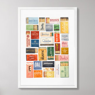 Dallas Matchbook Print