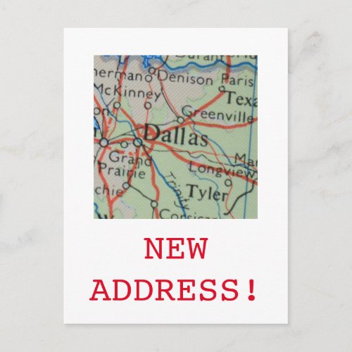 Dallas New Address announcement