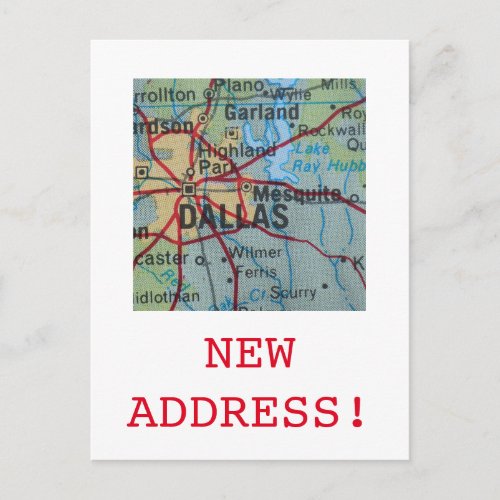 Dallas New Address announcement