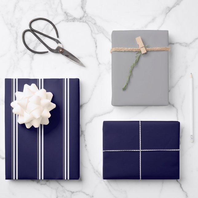 Dallas Pinstripe Spirit 1  Wrapping Paper Sheets (Front)