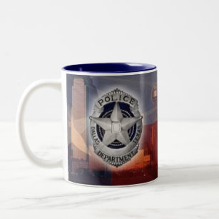 Dallas Police Two-Tone Coffee Mug