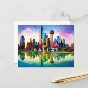 Dallas Postcard – Iconic Skyline