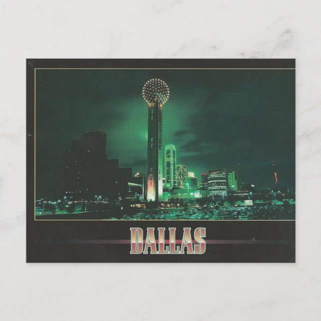 Dallas Reunion Tower Postcard (Front)