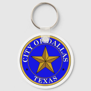 Dallas Seal Keychain