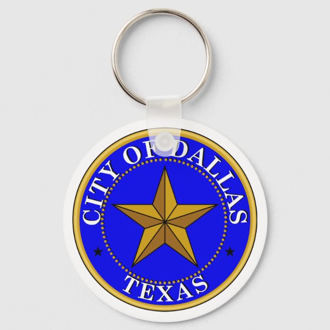 Dallas Seal Keychain (Front)