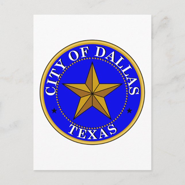 Dallas Seal Postcard (Front)