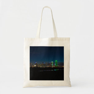 Dallas Skyline Dawn Pano Tote Bag