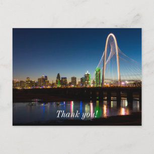 Dallas Skyline Dawn Postcard