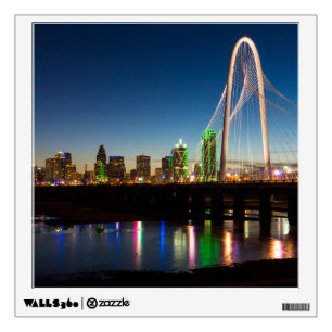 Dallas Skyline Dawn Wall Decal