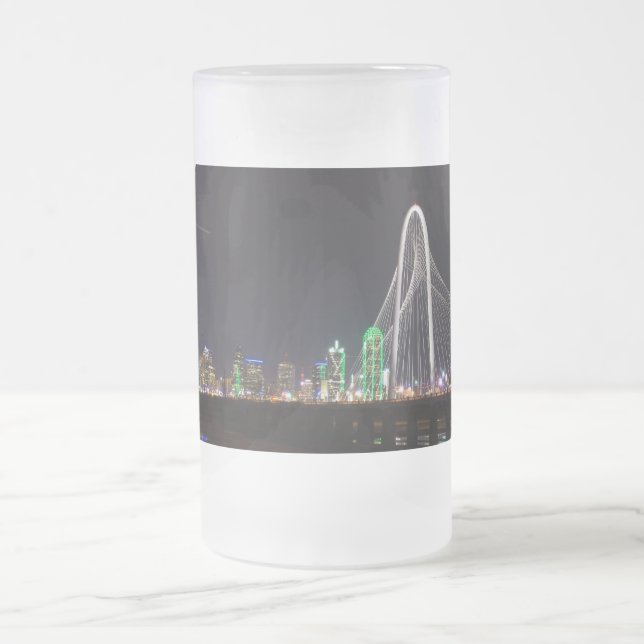 Dallas Skyline Hunt Frosted Mug (Center)